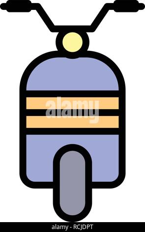 Vector Scooter Icon Stock Vector