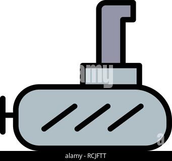 Vector Submarine Icon Stock Vector