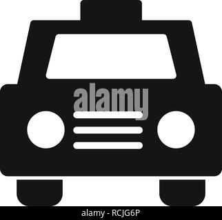 Vector Taxi Icon Stock Vector