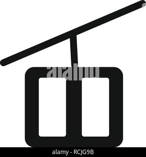 Vector Chair lift Icon Stock Vector
