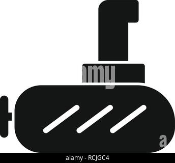 Vector Submarine Icon Stock Vector