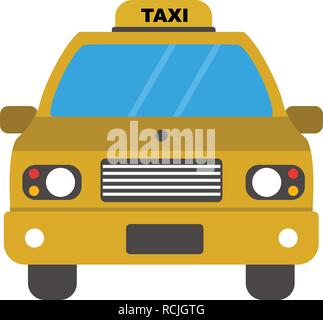 Vector Taxi Icon Stock Vector