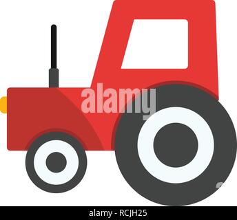 Vector Tractor Icon Stock Vector