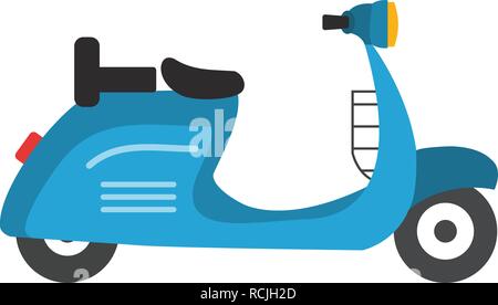 Vector Vespa Icon Stock Vector