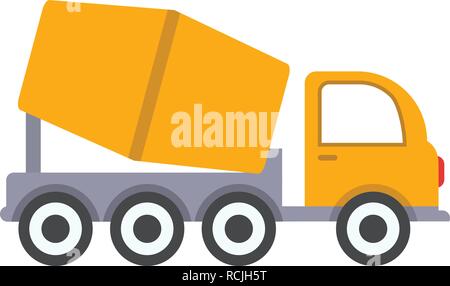 Vector Concrete Mixer Icon Stock Vector