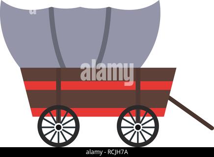 Vector Wagon Icon Stock Vector