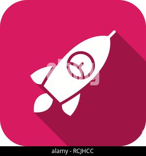 Vector Rocket Icon Stock Vector