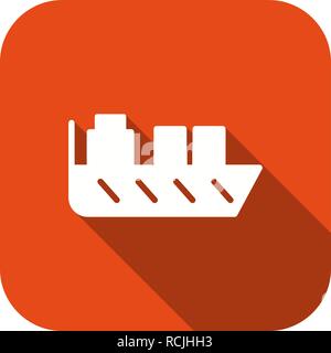 Vector Ship Icon Stock Vector