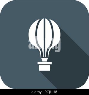 Vector Air Balloon Icon Stock Vector