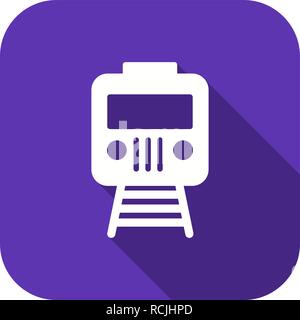 Vector Train Icon Stock Vector