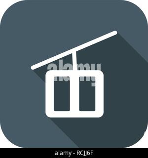 Vector Chair lift Icon Stock Vector