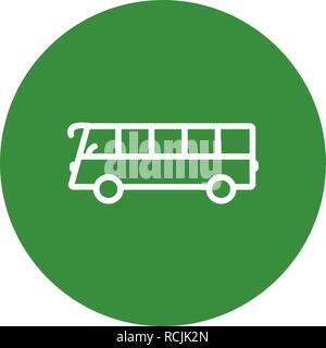 Vector Bus Icon Stock Vector