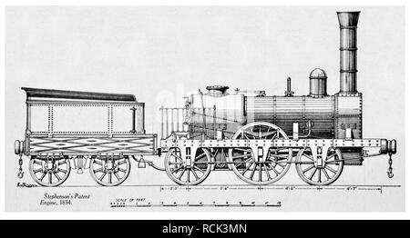 George Stephenson's railway engine 