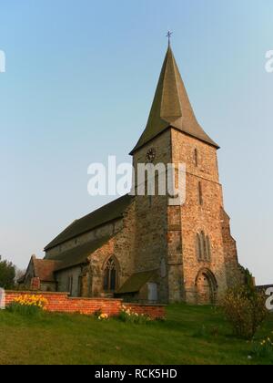 All Saints Church, Old Heathfield (IoE Code 295216). Stock Photo