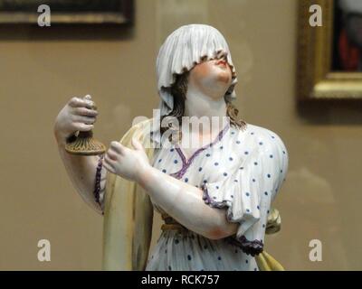 Allegorical Figure Groups of the Arts and Virtues, 1 of 2, 18th century ...