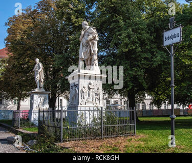 Berlin Mitte. Statue of King Frederick William III on Bebelplatz. Friedrich Wilhelm III was King of Prussia from 1797 to 1840. Stock Photo