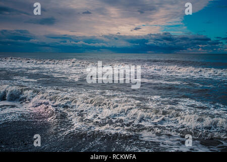 Background shot of aqua sea wate Stock Photo