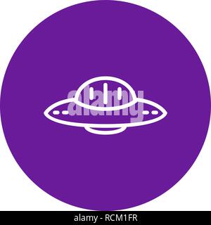 Vector Ufo Icon Stock Vector