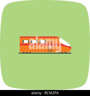 Vector Train Icon Stock Vector