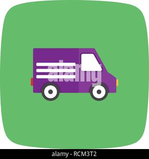 Vector Van Icon Stock Vector