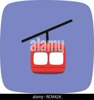Vector Chair lift Icon Stock Vector