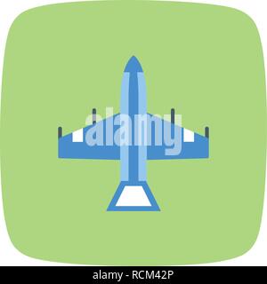 Vector Fighter Jet Icon Stock Vector