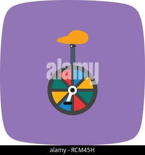 Vector Unicycle Icon Stock Vector