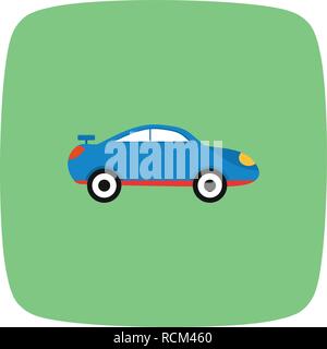 Vector Sports Car Icon Stock Vector