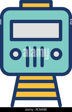 Vector Train Icon Stock Vector