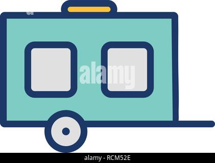 Vector Wagon Icon Stock Vector