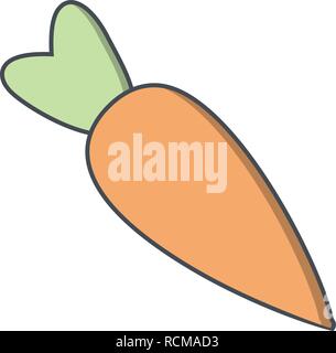 Vector Carrot Icon Stock Vector
