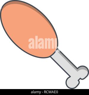 Vector Chicken Icon Stock Vector