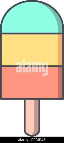Vector Icecream Icon Stock Vector