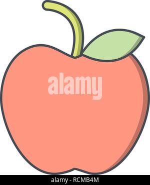 Vector Apple Icon Stock Vector