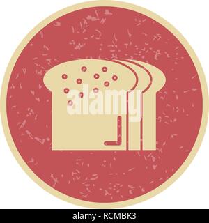 Vector Bread Icon Stock Vector