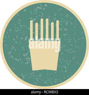 Vector French Fries Icon Stock Vector