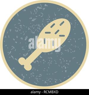 Vector Chicken Icon Stock Vector