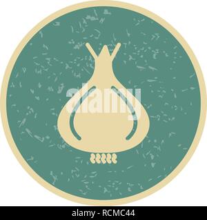 Vector Onion Icon Stock Vector