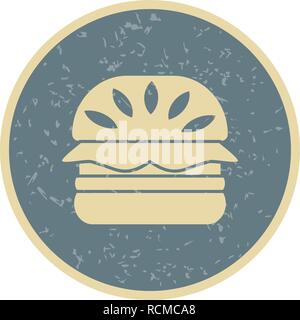 Vector Hamburger Icon Stock Vector