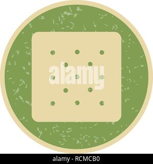 Vector Biscuit Icon Stock Vector