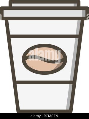 Vector Coffee Icon Stock Vector