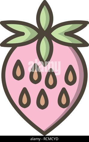 Vector Strawberry Icon Stock Vector