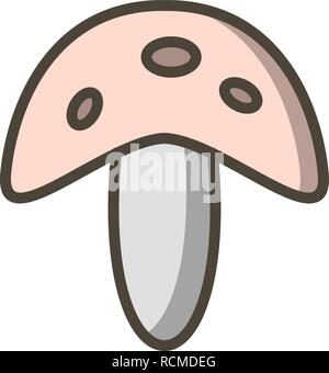 Vector Mushroom Icon Stock Vector