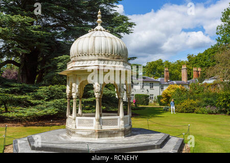 Indian Kiosk commemorating the end of Indian Mutiny in the grounds of Frogmore Estate in front of Frogmore Cottage, Windsor, UK Stock Photo