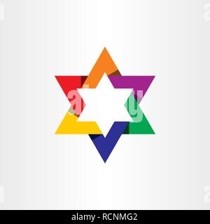 Colorful star icon Stock Vector Image & Art - Alamy