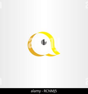 duck logo letter a icon symbol design Stock Vector