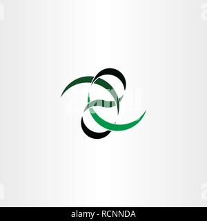 knot ribbon logo abstract vector symbol design Stock Vector