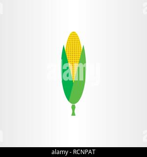 maize corn vector logo icon element Stock Vector