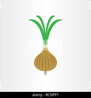 onion logo vector icon illustration symbol design Stock Vector
