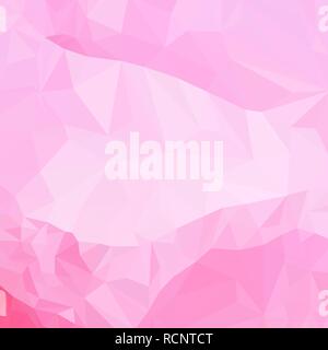 Low poly pink background. Vector illustration. Abstract polygonal mosaic background Stock Vector